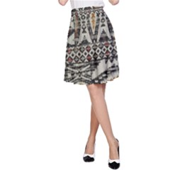 Fabric Textile Abstract Pattern A-line Skirt by Nexatart