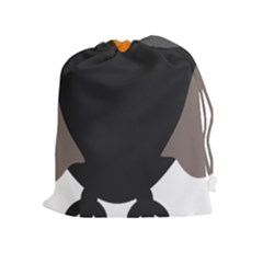Sowa Owls Bird Wild Birds Pen Drawstring Pouches (extra Large) by Sapixe