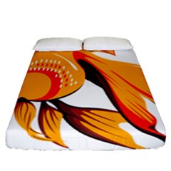 Goldfish Fish Tank Water Tropical Fitted Sheet (queen Size) by Sapixe