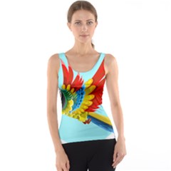 Parrot Animal Bird Wild Zoo Fauna Tank Top by Sapixe