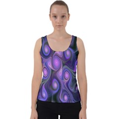 Abstract Pattern Fractal Wallpaper Velvet Tank Top by Nexatart