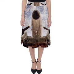 Legend Of The Sky Folding Skater Skirt by FunnyCow