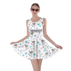 Unicorn, Pegasus And Hearts Skater Dress by IIPhotographyAndDesigns