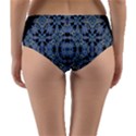 Oriental Ornate Pattern Reversible Mid-Waist Bikini Bottoms View2