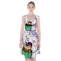 Cupcake Unicorn Racerback Midi Dress by Lhiondaig