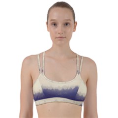 Cloudy Foggy Forest With Pine Trees Line Them Up Sports Bra by genx