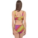 Festive Music Tribute In Rainbows Cage Up Bikini Set View2