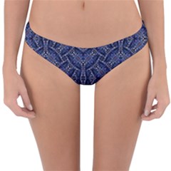 Modern Orante Pattern Reversible Hipster Bikini Bottoms by dflcprints