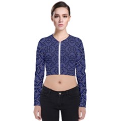 Modern Orante Pattern Zip Up Bomber Jacket by dflcprints