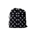 Silhouette Graphic Horses Pattern 7200 Drawstring Pouches (Medium)  View2
