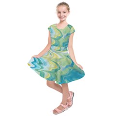 Melting Kids  Short Sleeve Dress by lwdstudio