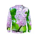 Elegant Pink Lilacs In Spring Kids  Sweatshirt View2