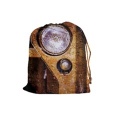 Vintage Off Roader Car Headlight Drawstring Pouches (large)  by FunnyCow