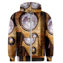 Vintage Off Roader Car Headlight Men s Zipper Hoodie by FunnyCow