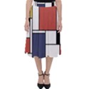 Neoplasticism Abstract Art Folding Skater Skirt View1