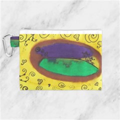 Landscape Egg Canvas Cosmetic Bag (medium) by snowwhitegirl