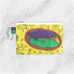 Landscape Egg Canvas Cosmetic Bag (small) by snowwhitegirl