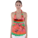 Flying Eyebird Babydoll Tankini Top View1