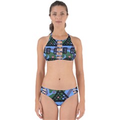 Smiling House Perfectly Cut Out Bikini Set by snowwhitegirl