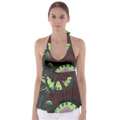 Cute Crab Babydoll Tankini Top by snowwhitegirl