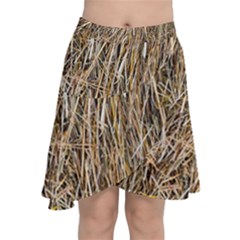 Dry Hay Texture Chiffon Wrap by FunnyCow