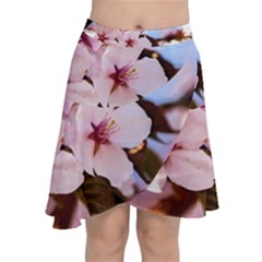 Three Sakura Flowers Chiffon Wrap by FunnyCow