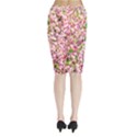 Almond Tree In Bloom Midi Wrap Pencil Skirt View2
