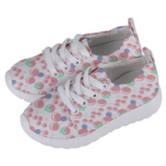 Bubblegum Cherry White Kids  Lightweight Sports Shoes by snowwhitegirl