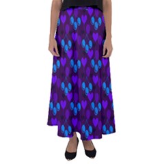 Night Cherries Flared Maxi Skirt by snowwhitegirl
