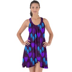 Night Cherries Show Some Back Chiffon Dress by snowwhitegirl