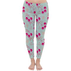 Bubblegum Cherry Classic Winter Leggings by snowwhitegirl