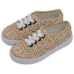 Vintage Hearts Kids  Classic Low Top Sneakers by snowwhitegirl