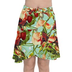 Fruit Blossom Chiffon Wrap by snowwhitegirl