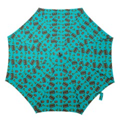 Fast Food Blue Hook Handle Umbrellas (large) by snowwhitegirl