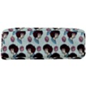 Redhead Girl Blue Full Print Rope Handle Tote (Large) View3