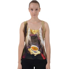 Eating Lunch Velvet Tank Top by snowwhitegirl
