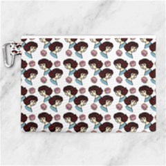 Redhead Girl Pattern Canvas Cosmetic Bag (xl) by snowwhitegirl