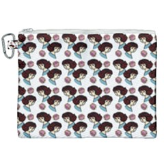 Redhead Girl Pattern Canvas Cosmetic Bag (xxl) by snowwhitegirl