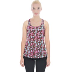 Lazy Cat Ombre Pattern Piece Up Tank Top by snowwhitegirl