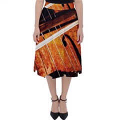 Cello Performs Classic Music Folding Skater Skirt by FunnyCow