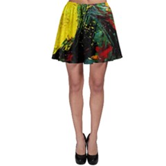 Yellow Chik 2 Skater Skirt by bestdesignintheworld