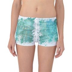 Splash Teal Boyleg Bikini Bottoms by vintage2030