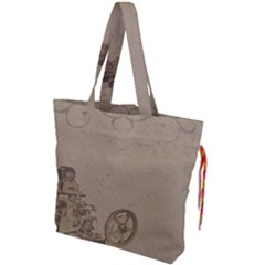 Camera Old Drawstring Tote Bag by vintage2030