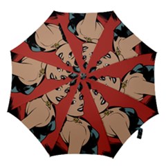 Comic Girl Hook Handle Umbrellas (medium) by vintage2030