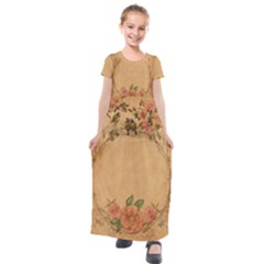 Background 1365750 1920 Kids  Short Sleeve Maxi Dress by vintage2030