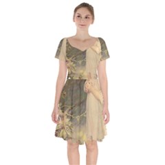 Vintage 1650586 1920 Short Sleeve Bardot Dress by vintage2030