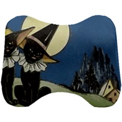 Black Cat 1462738 1920 Head Support Cushion by vintage2030