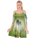Wonderful Butterlies , Green Colors Cutout Spaghetti Strap Chiffon Dress View1