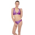 Wonderful Star Flower Painted On Canvas Classic Banded Bikini Set  View1