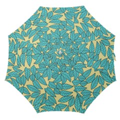 Leaves Dried Leaves Stamping Straight Umbrellas by Sapixe